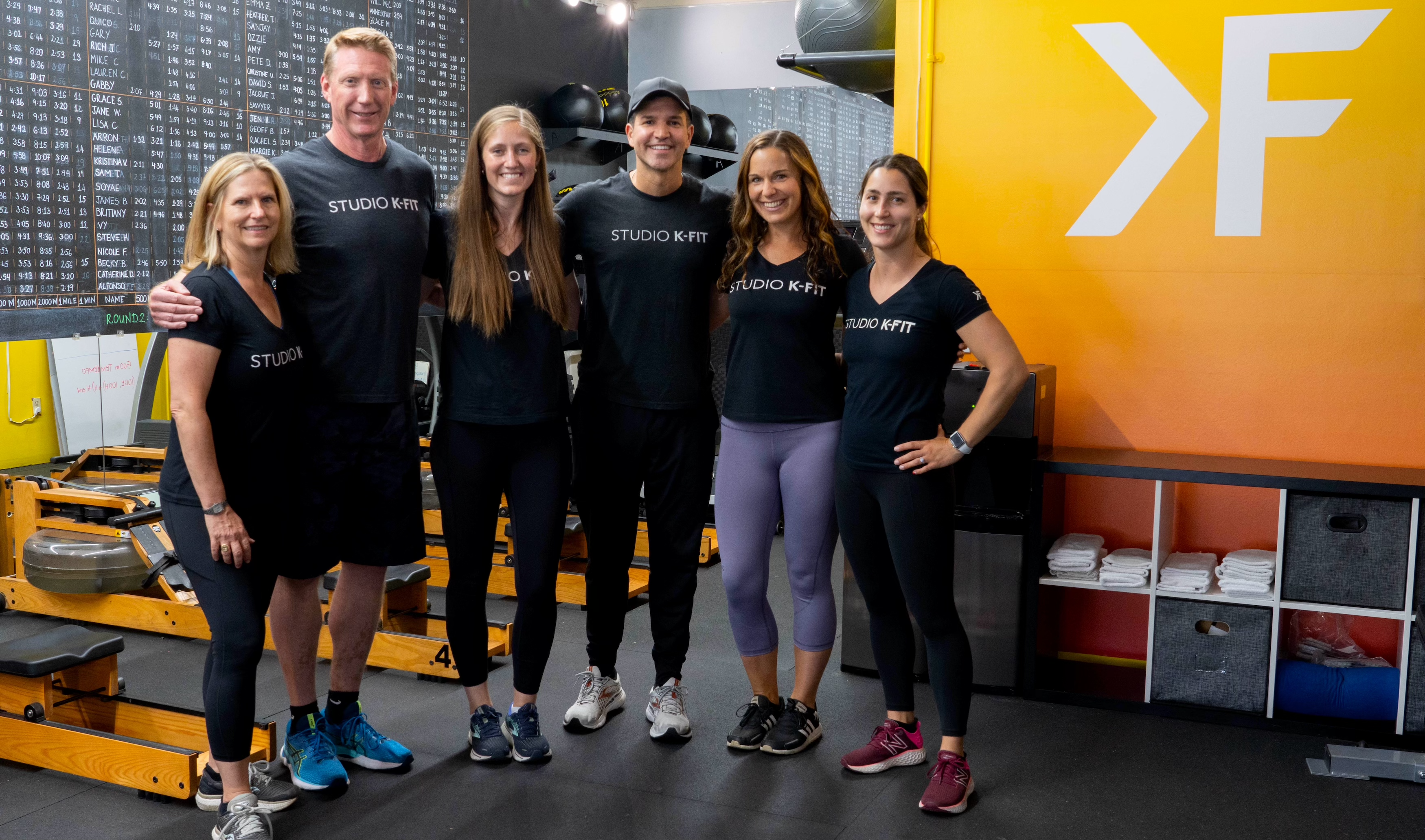 Group photo of the Studio K-Fit team.