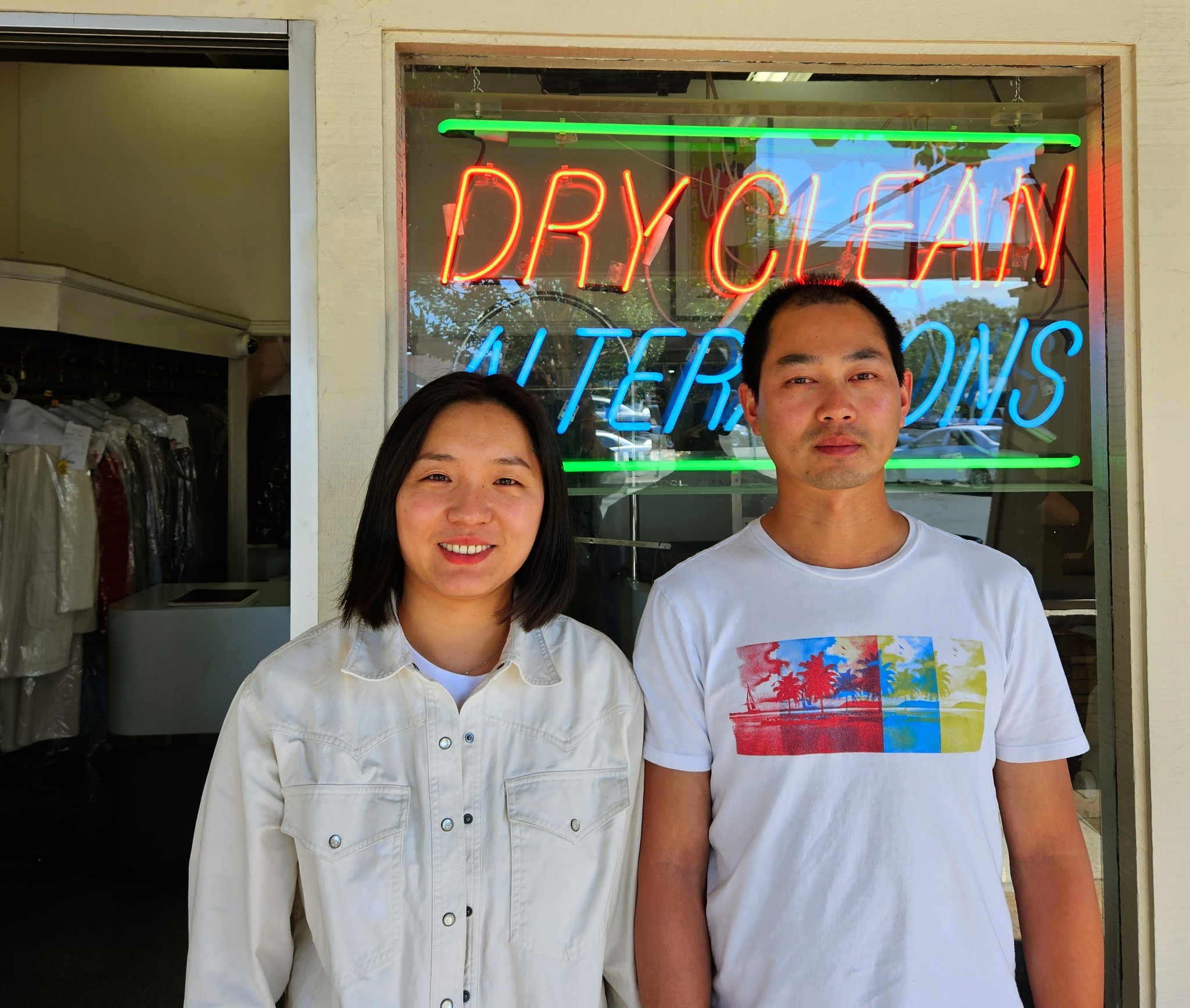 Jessie and Michael at Nature's Green Cleaners.