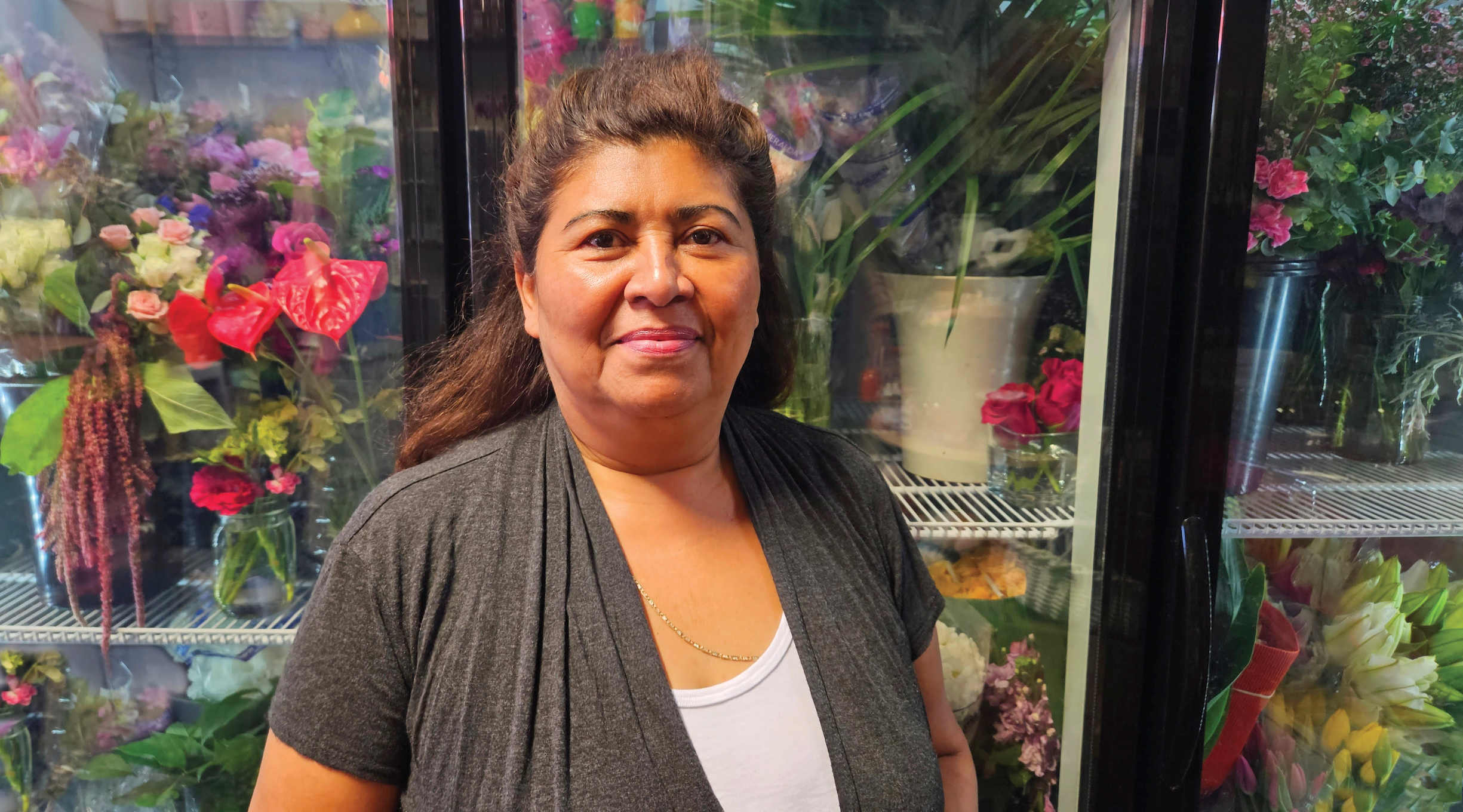 Profile photo of Rosa, co-owner of Paradise Flowers.